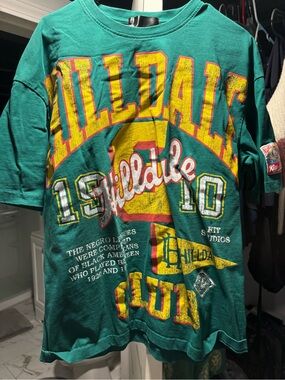 Green Hilldale Graphic Short Sleeve Tee